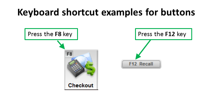 Example keyboard shortcut
