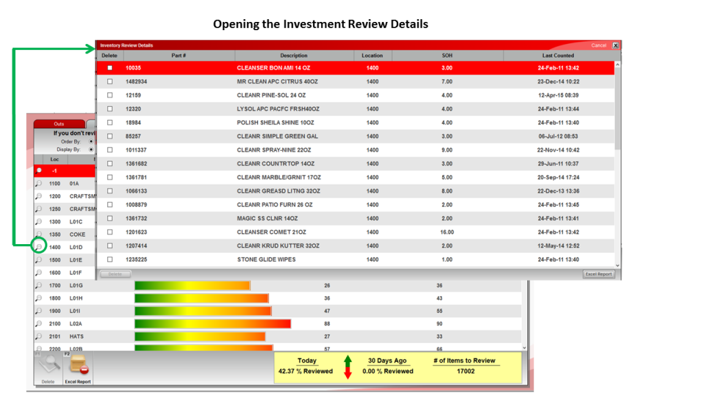 Opening Investment Review Details