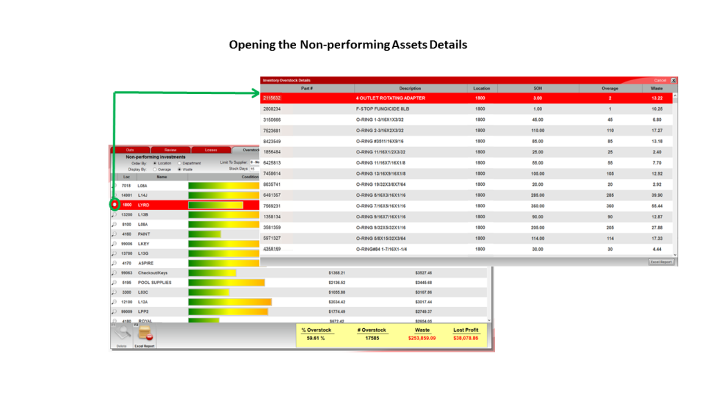 Opening non-performing assets details