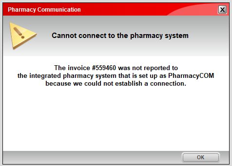 Pharmacy communication alert