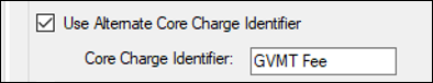 Core Charge Identifier