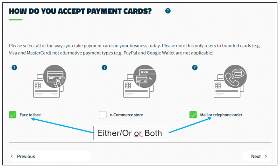 How Do You Accept Payment Cards? window