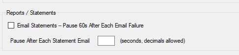 Email delay options