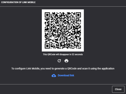 QR code for VUSION link