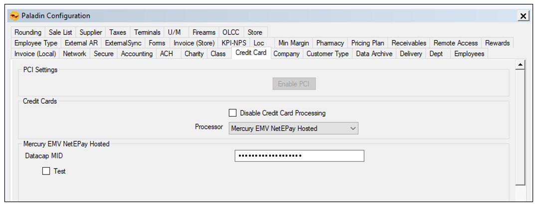Mercury EMV NetEPay Hosted